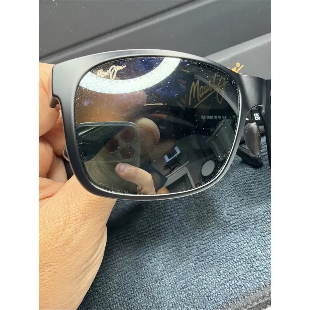 MAUI JIM | NEW | RED SANDS | 432 - 2M | MATTE BLACK | NEUTRAL GREY